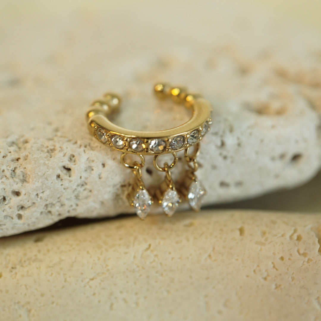 The Crystal Hug Ear Cuff