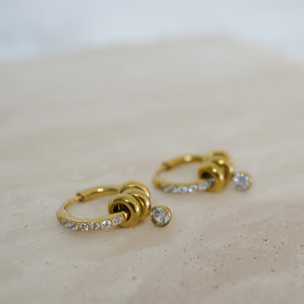 Luna Bloom Hoops