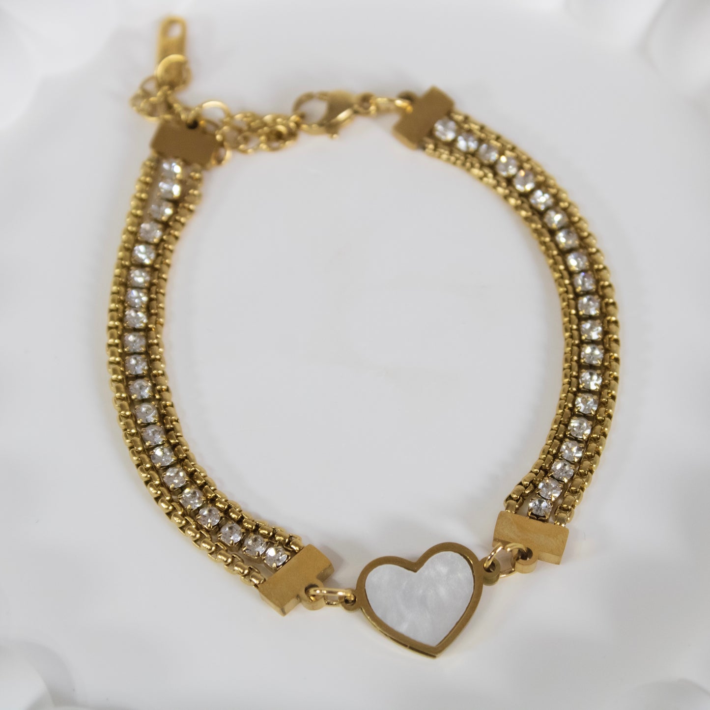 Pearl Heart Bracelet