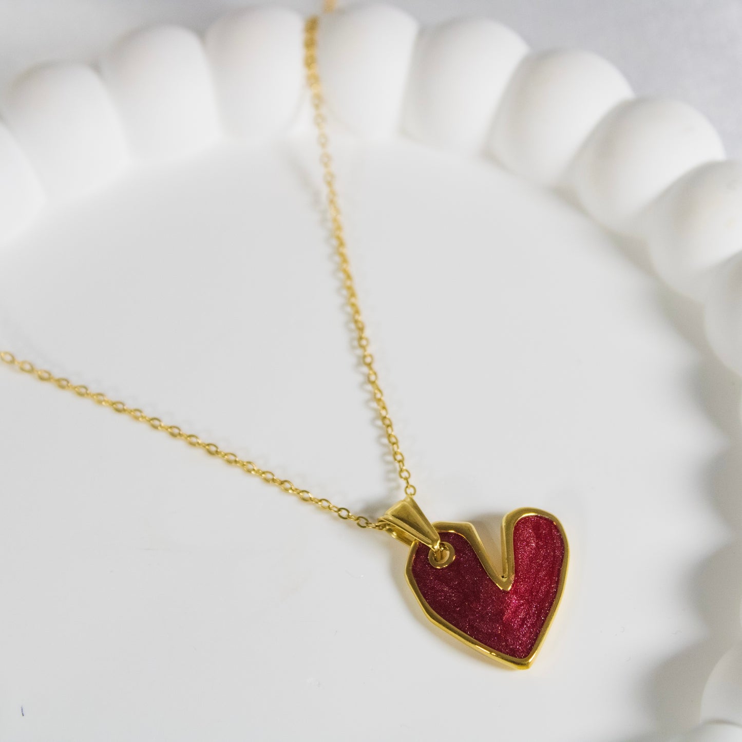 Crimson Heart Pendant