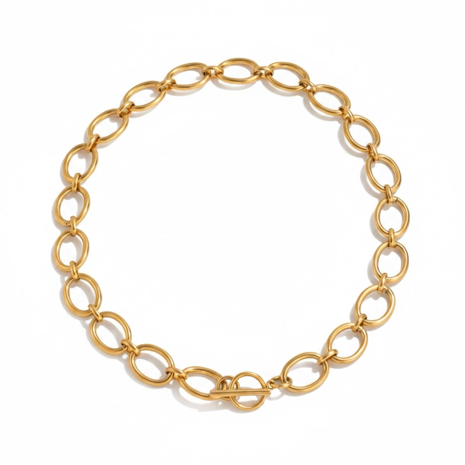 Elara Toggle Link Necklace