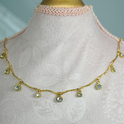 Golden Radiance Charms Necklace