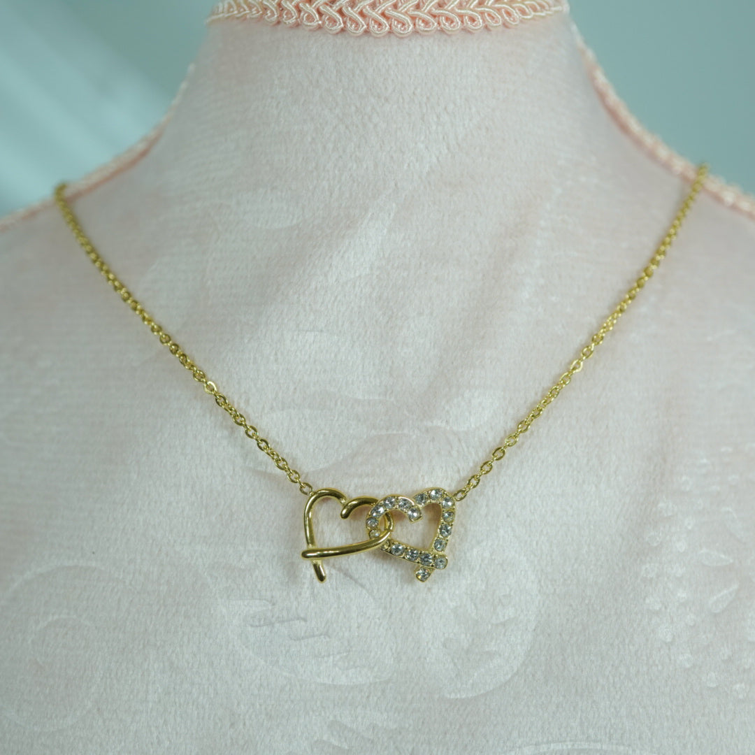 Eternal Interlock Heart Necklace