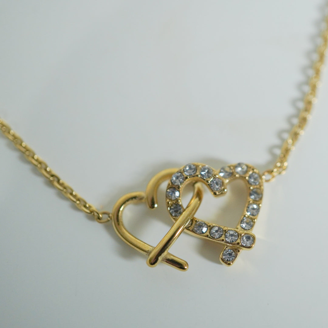 Eternal Interlock Heart Necklace