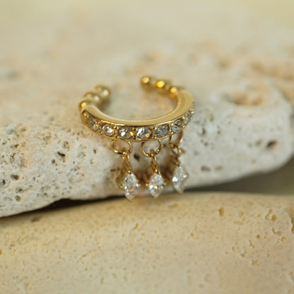 The Crystal Hug Ear Cuff