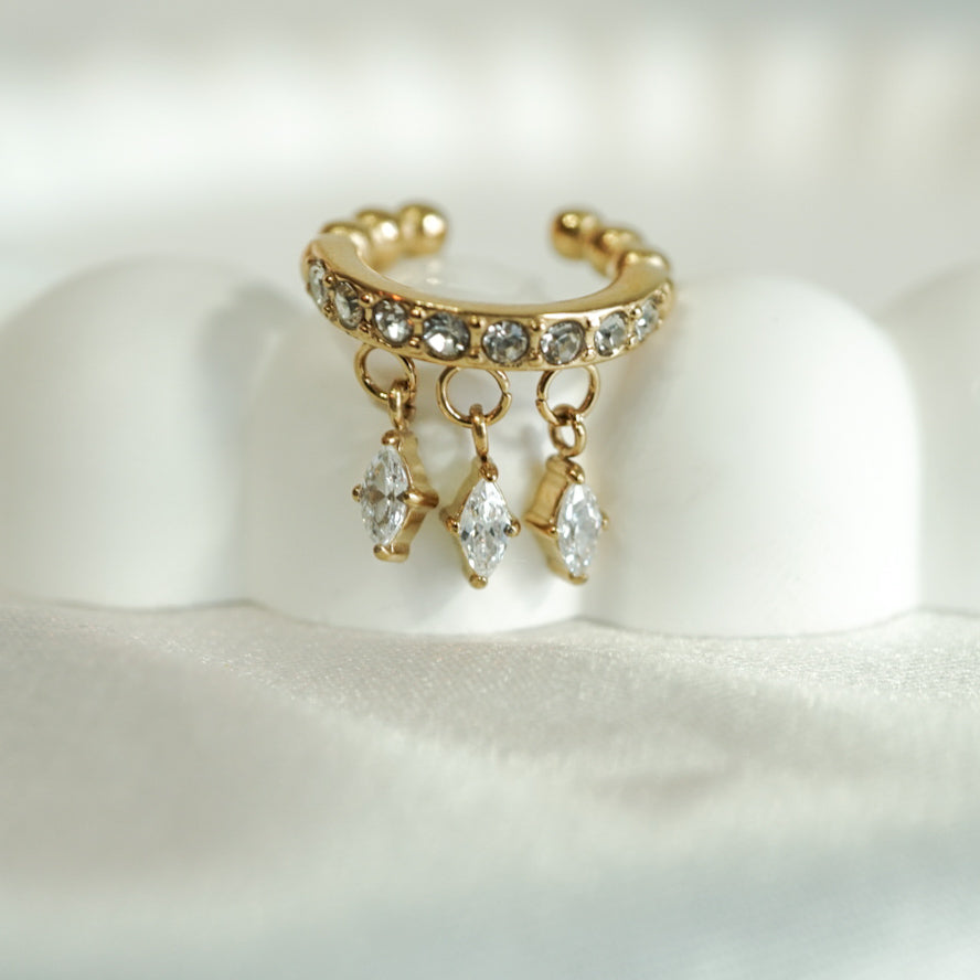 The Crystal Hug Ear Cuff