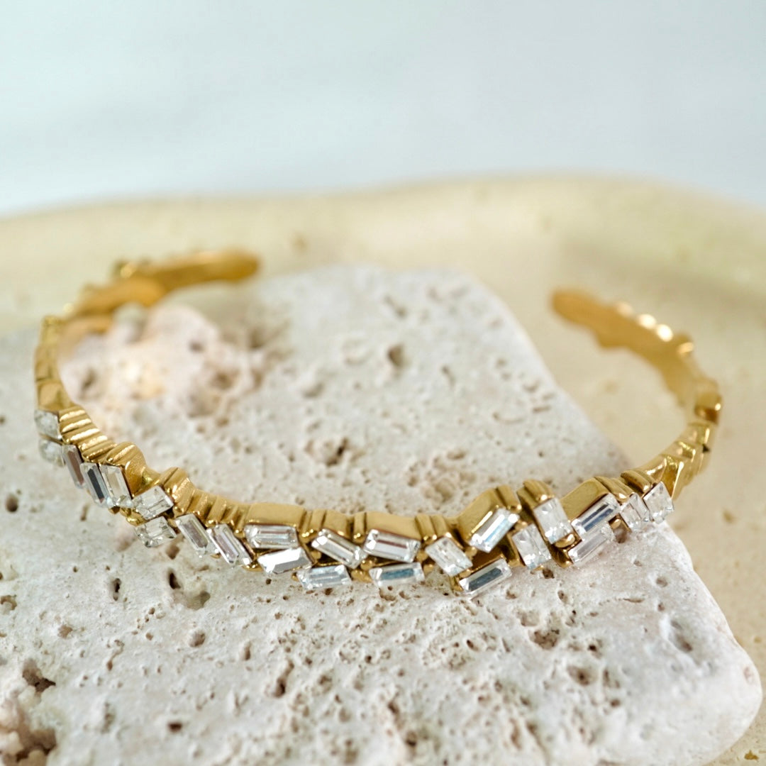 Mosaic Baguette Bangle
