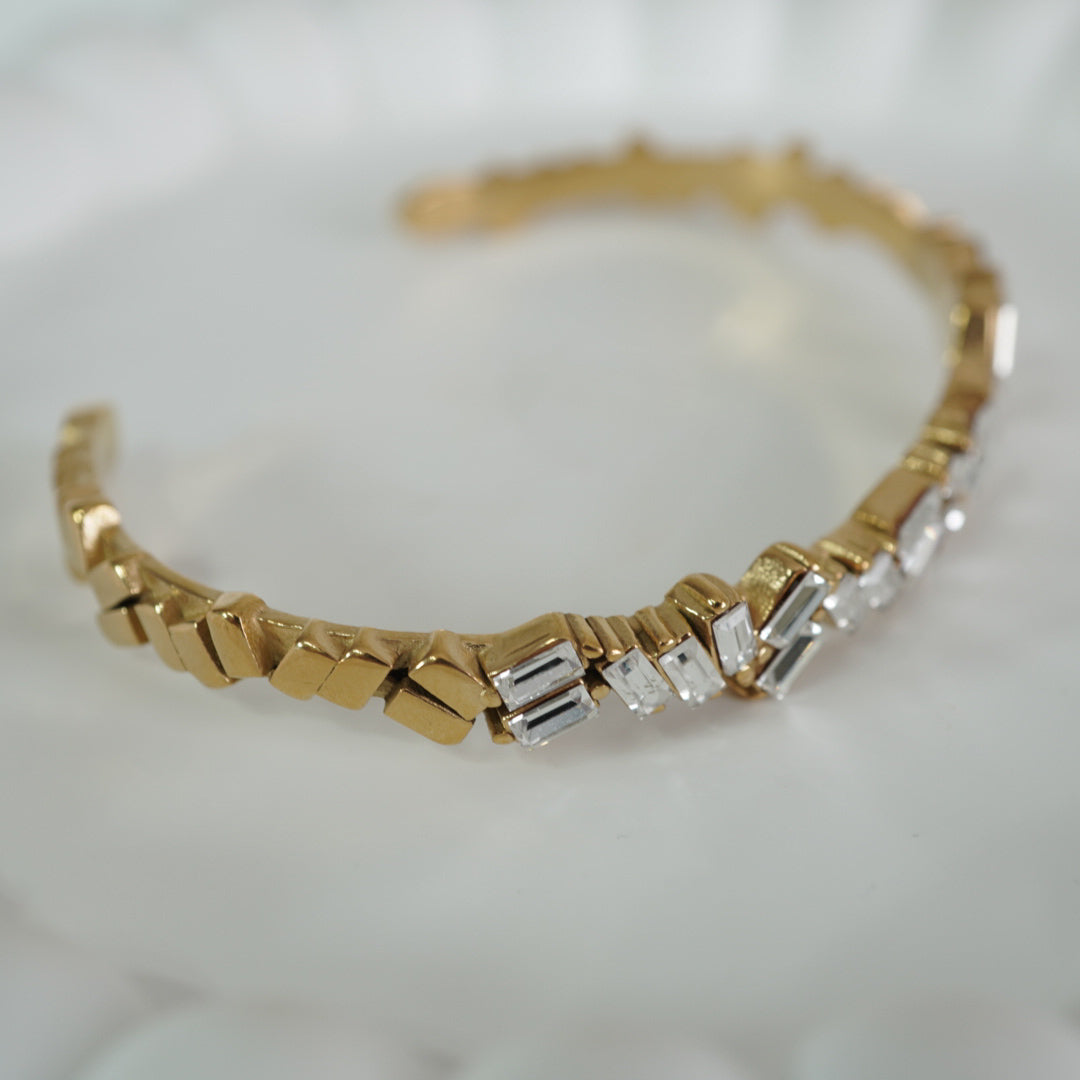Mosaic Baguette Bangle