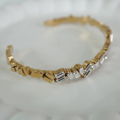 Mosaic Baguette Bangle