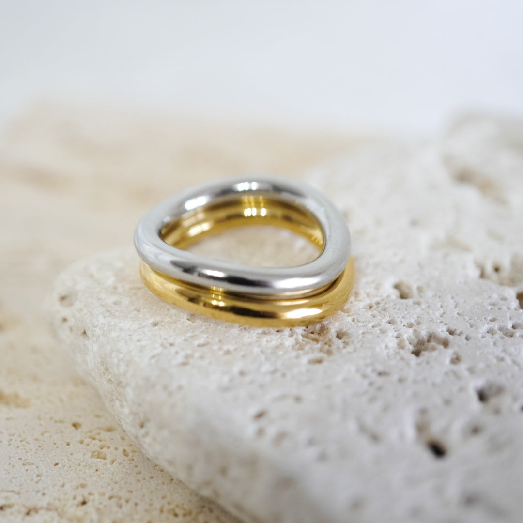 Duo Wave Ring