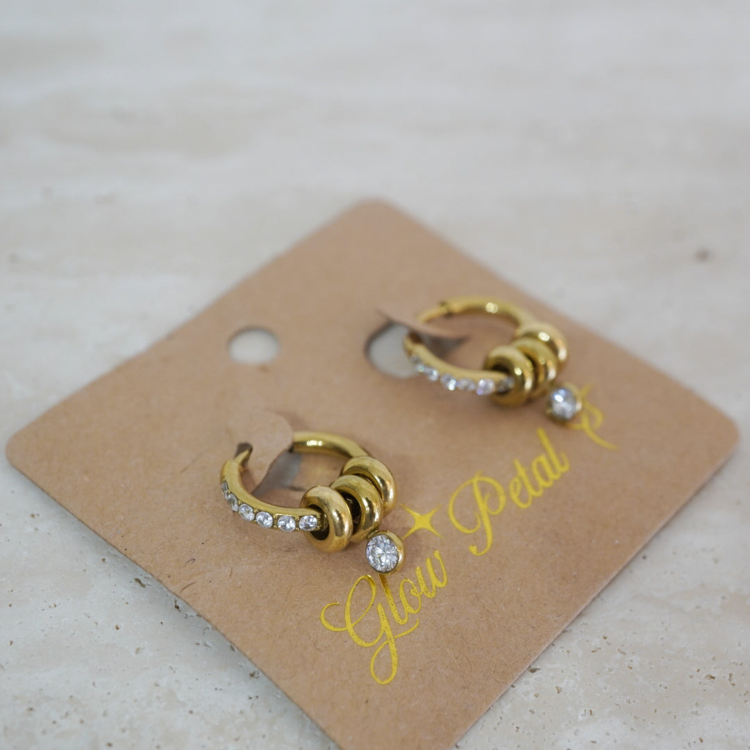 Luna Bloom Hoops