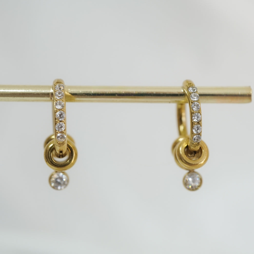 Luna Bloom Hoops