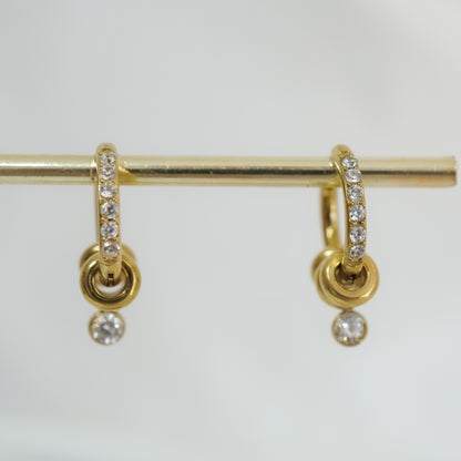 Luna Bloom Hoops