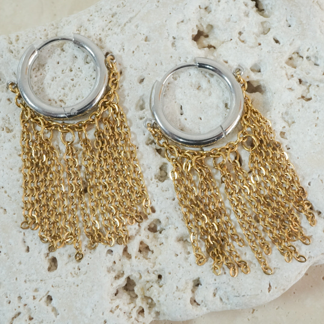 Eclipse Bloom Hoops