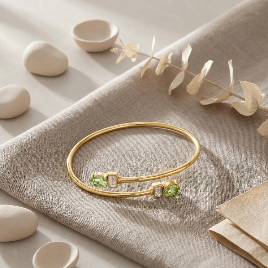 Sage Bloom Bangle