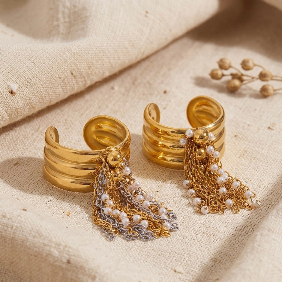 Dewdrop Cascade Ring
