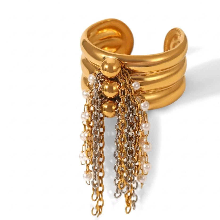 Dewdrop Cascade Ring