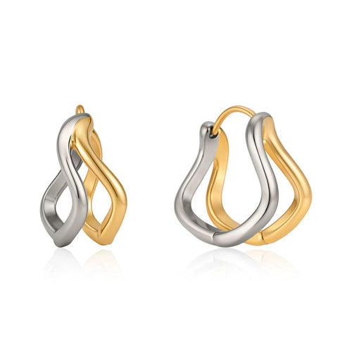 Twin Flame Hoops