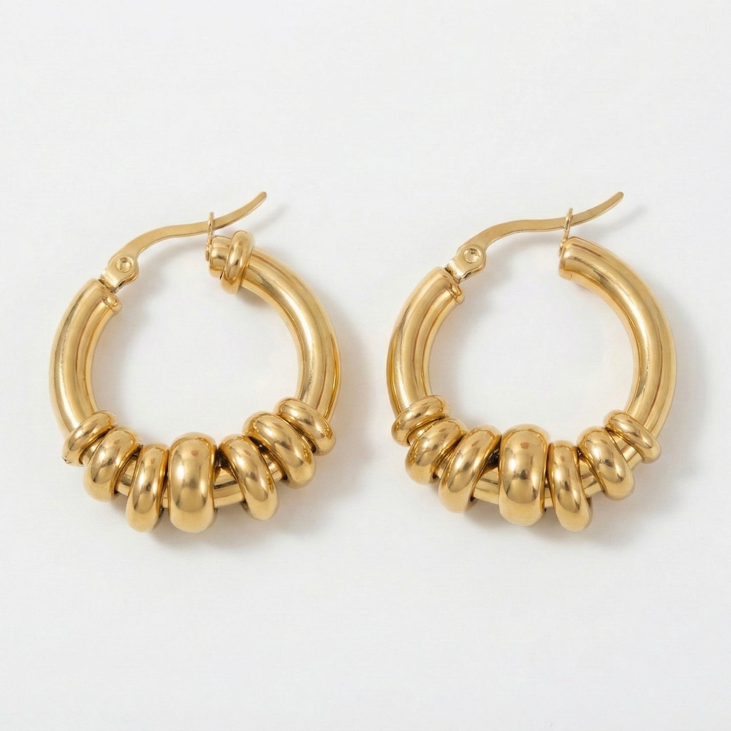 Aura Gold Hoops