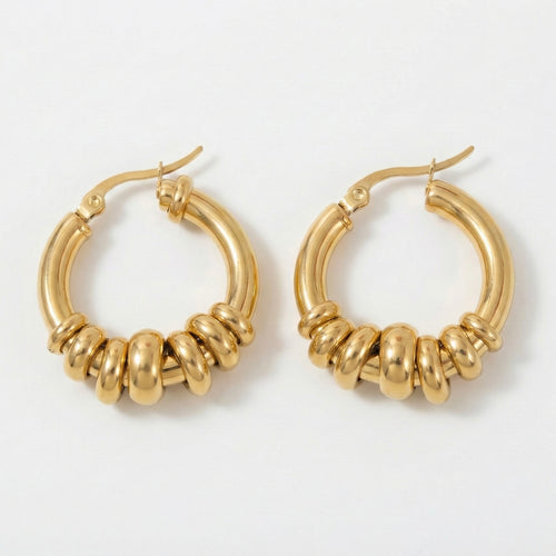 Aura Gold Hoops