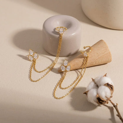 Petal Drape Ear Cuff