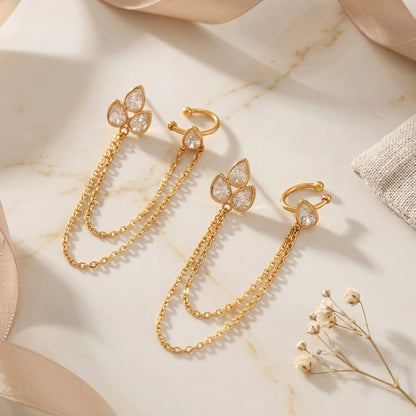 Petal Drape Ear Cuff