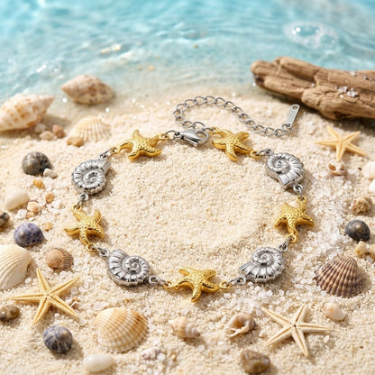 Tide & Starfish Bracelet