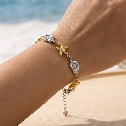 Tide & Starfish Bracelet