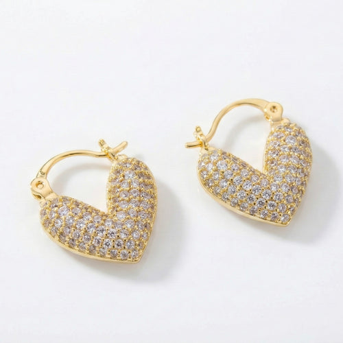 Cupid Chunky Heart Earrings