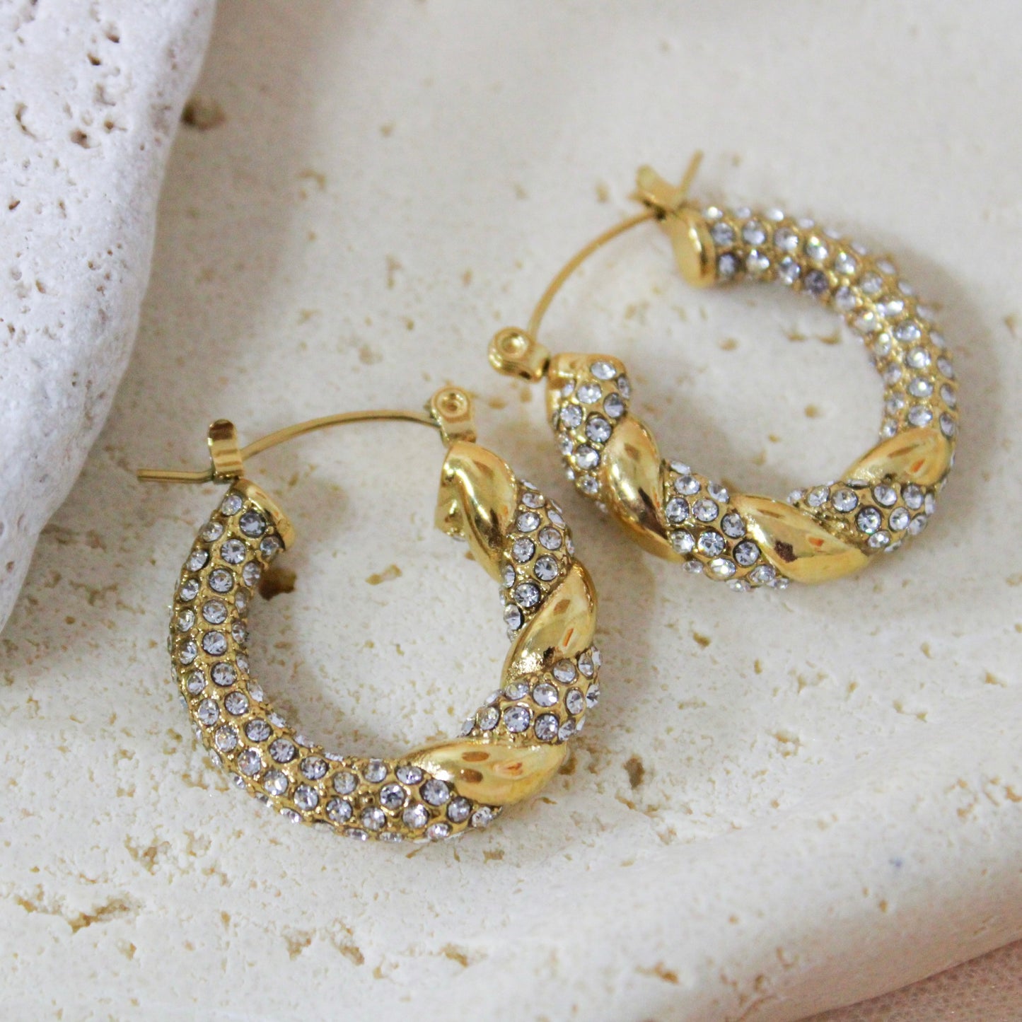 Celestial Pavé Hoops