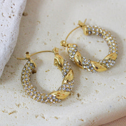 Celestial Pavé Hoops
