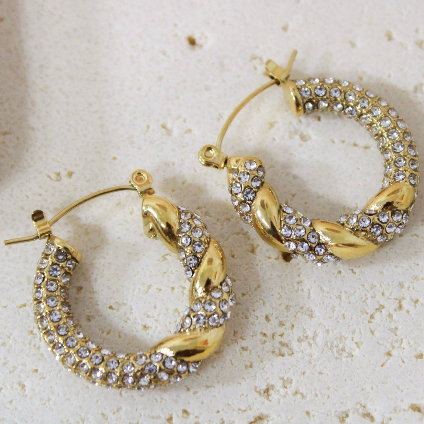Celestial Pavé Hoops