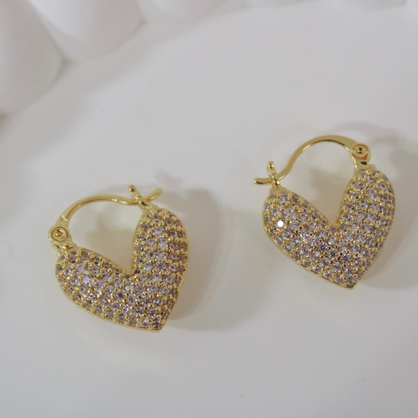 Cupid Chunky Heart Earrings