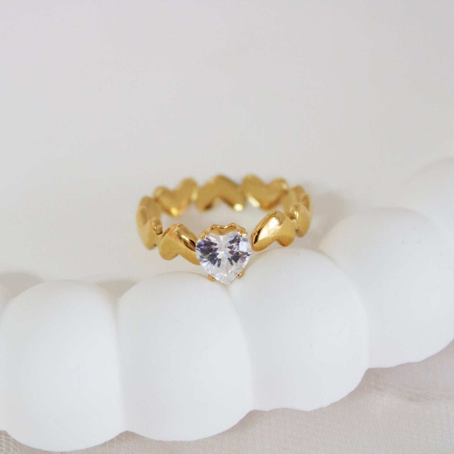 Sweetheart Solitaire Ring