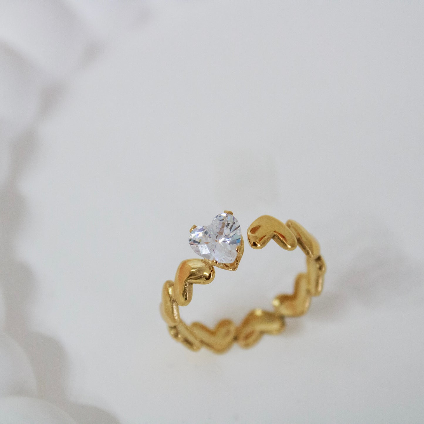Sweetheart Solitaire Ring