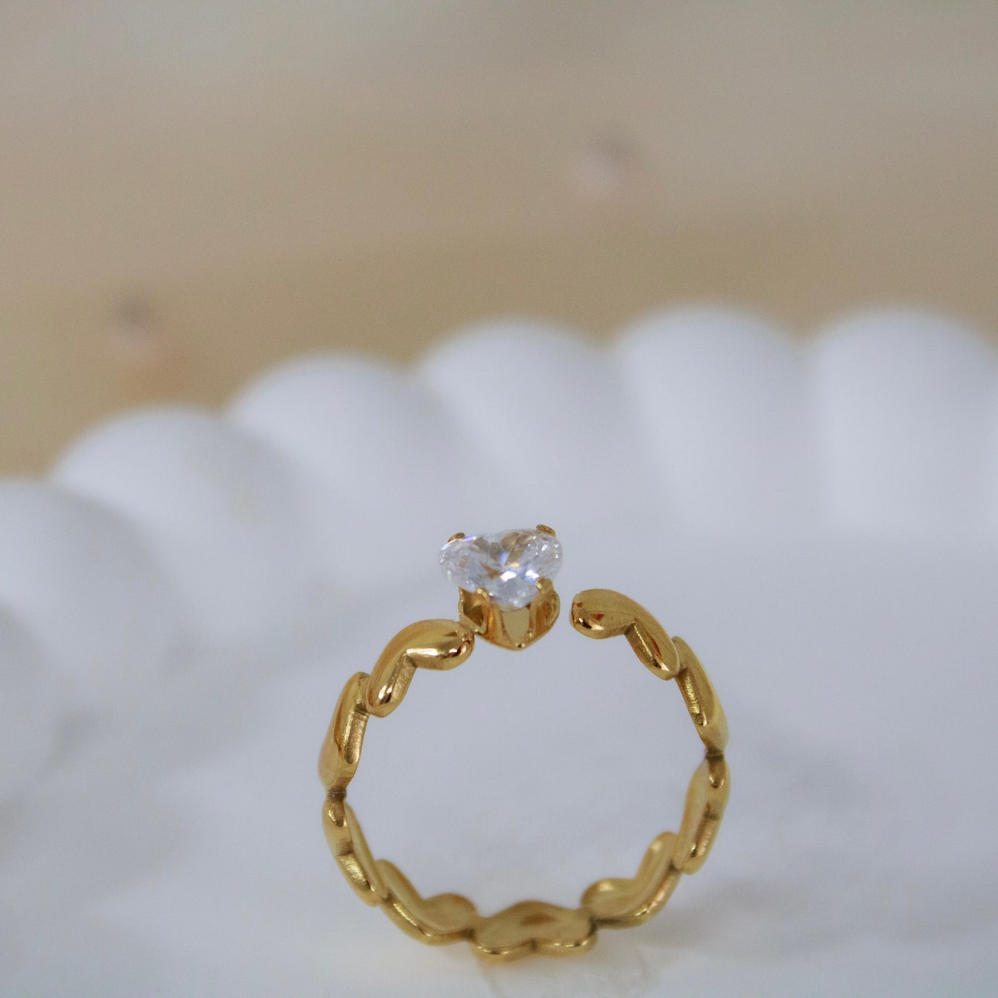 Sweetheart Solitaire Ring