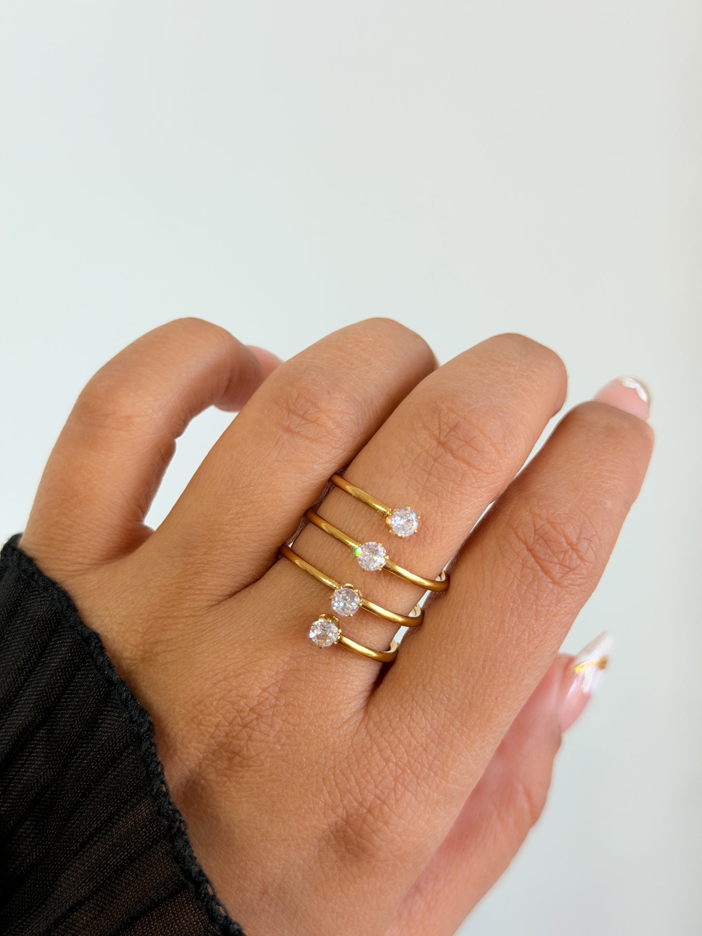 Luna Spiral Ring