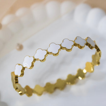 Ivory Floret Bangle