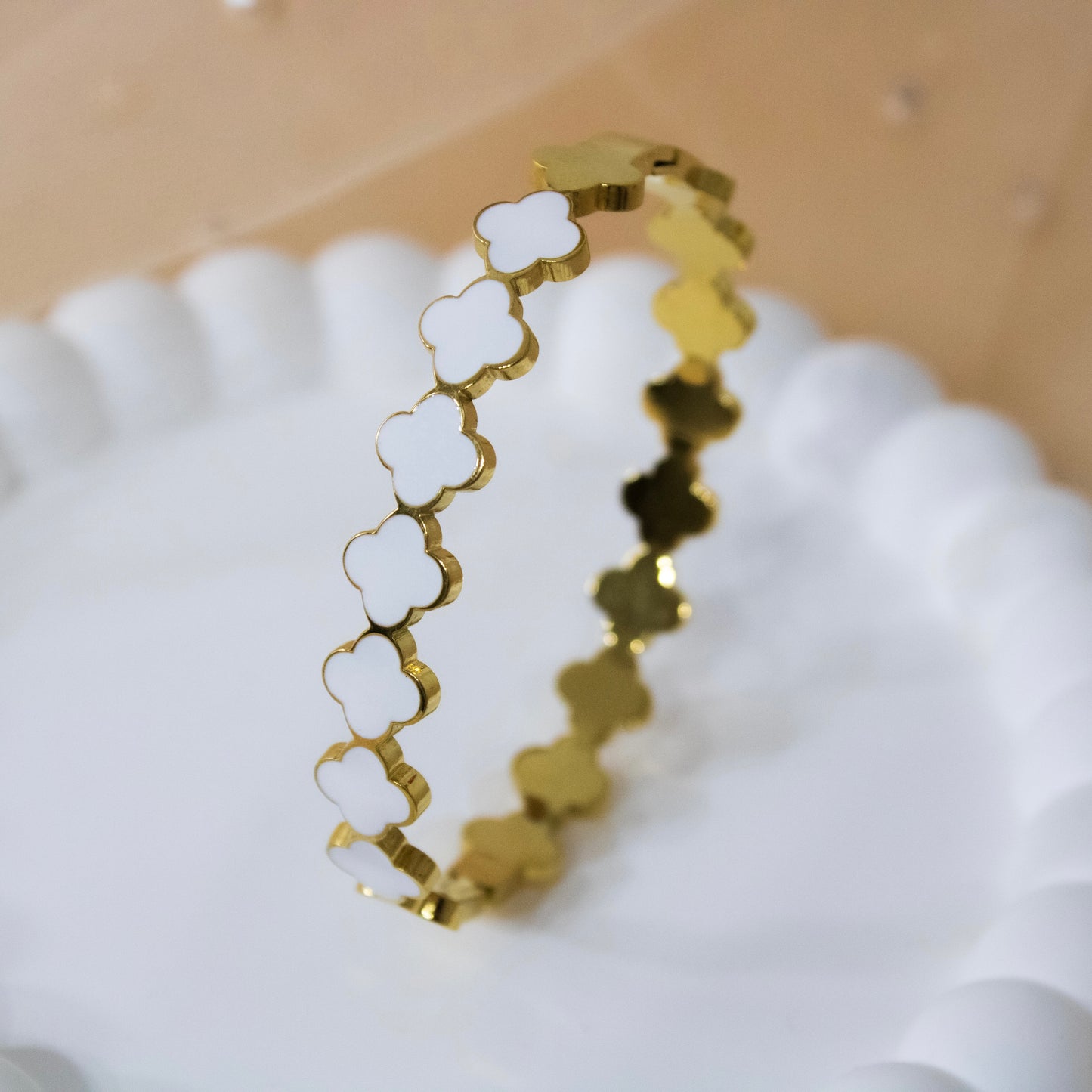 Ivory Floret Bangle