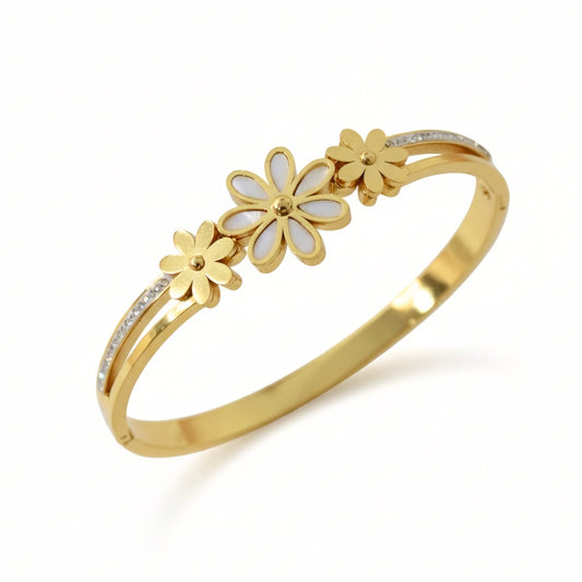 Lumina Daisy Pavé Bangle