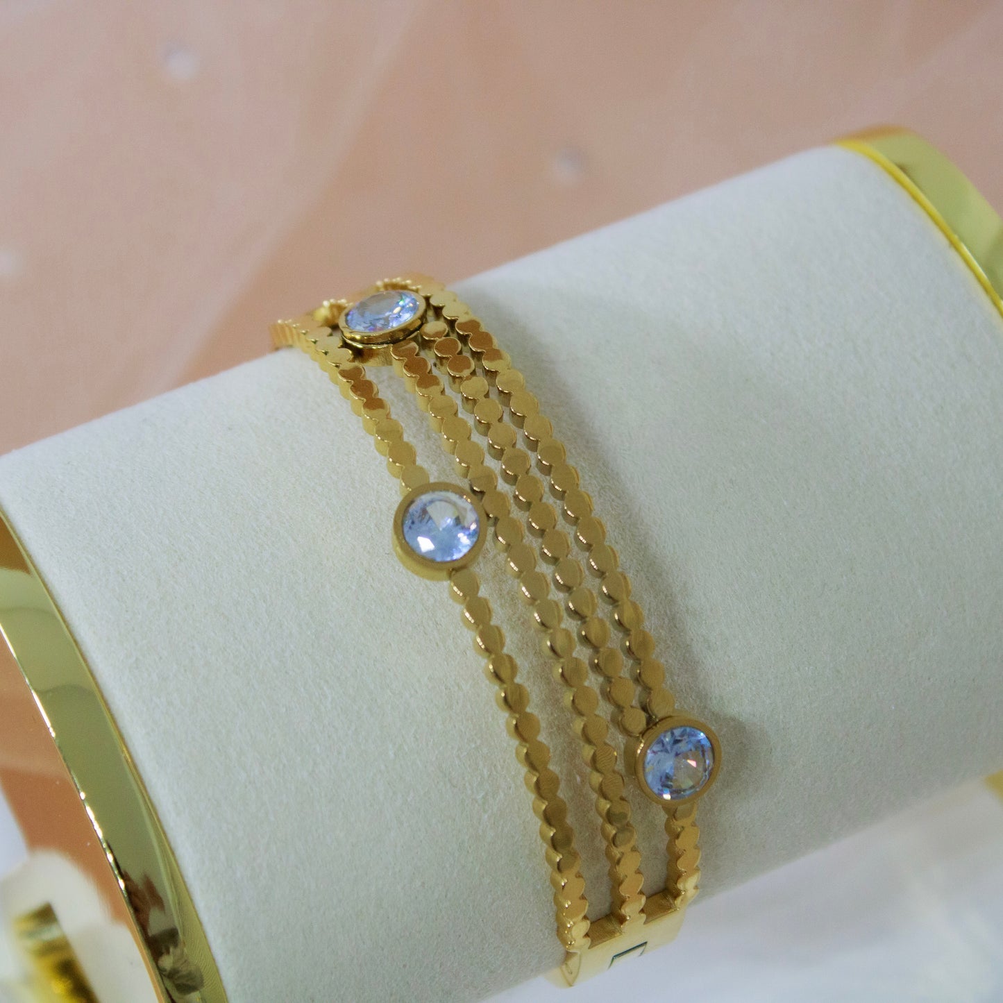Golden Pebble Cuff