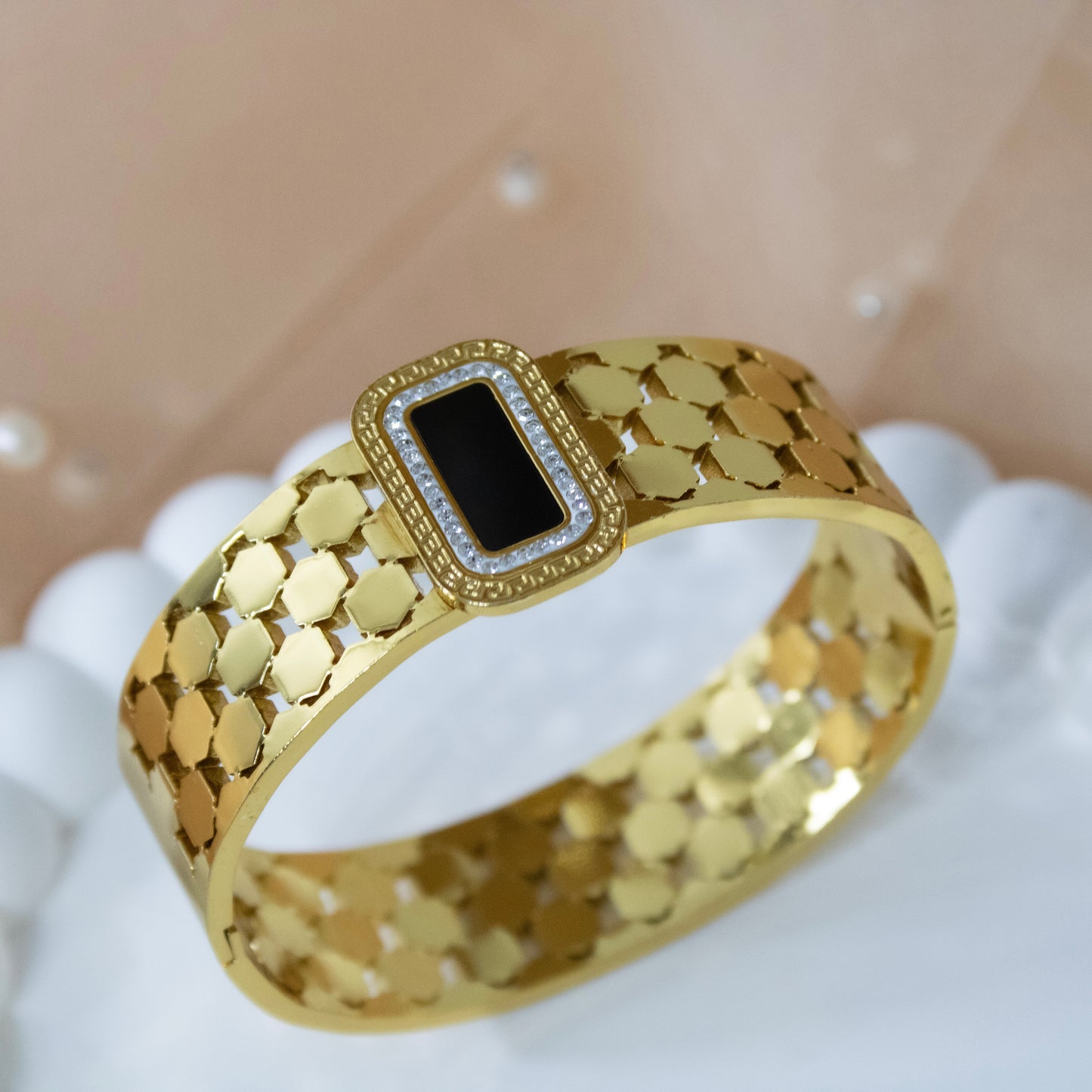 Honeycomb Bangle