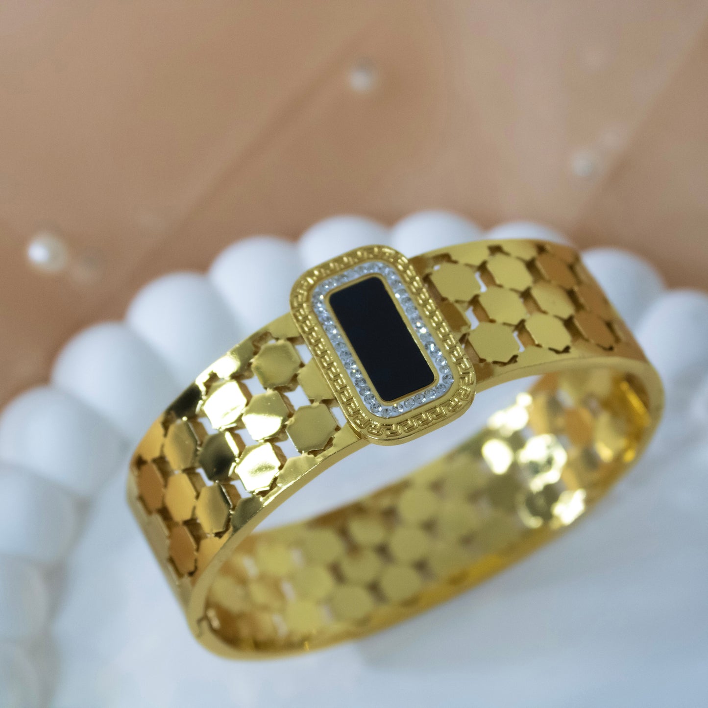 Honeycomb Bangle