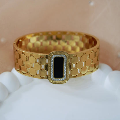 Honeycomb Bangle