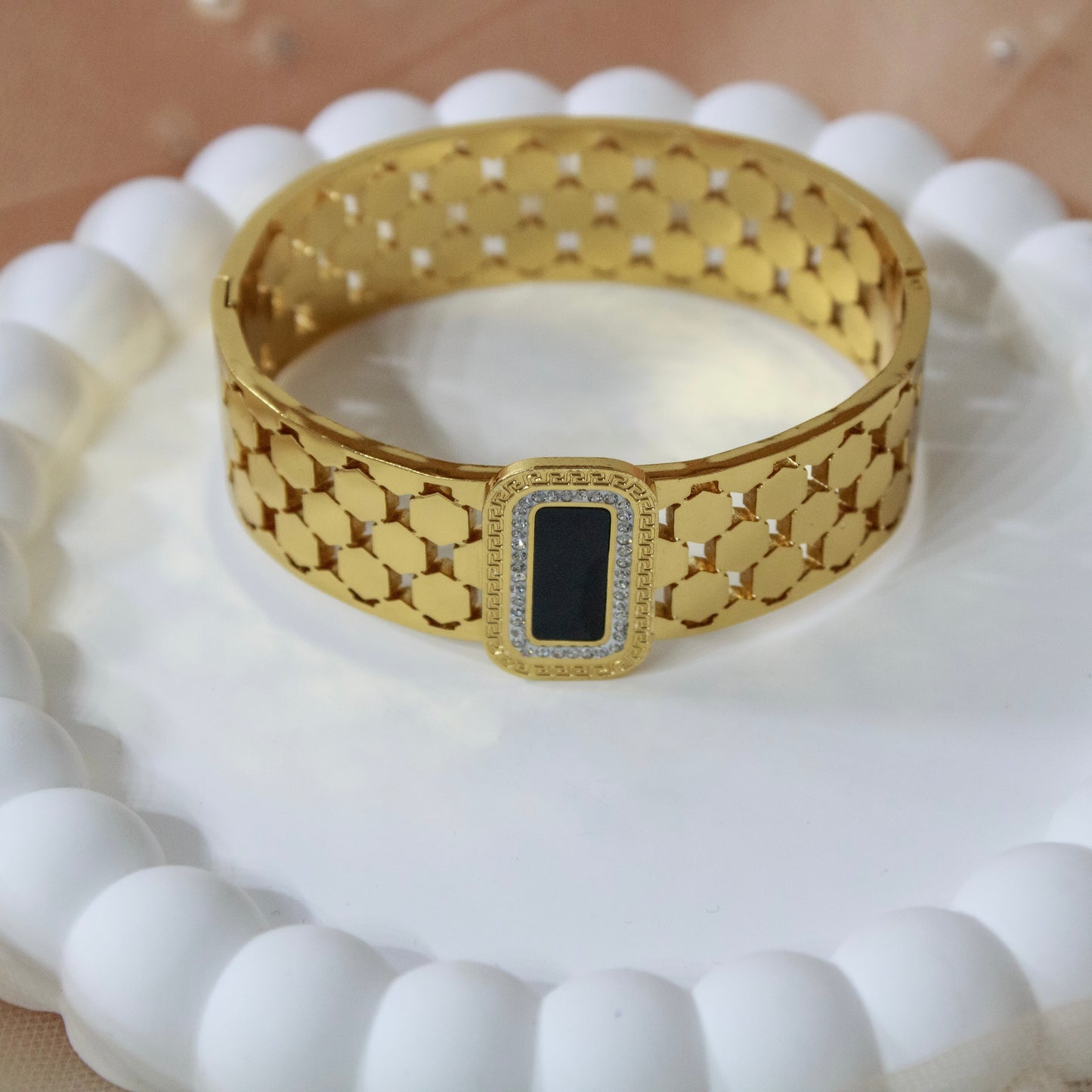 Honeycomb Bangle
