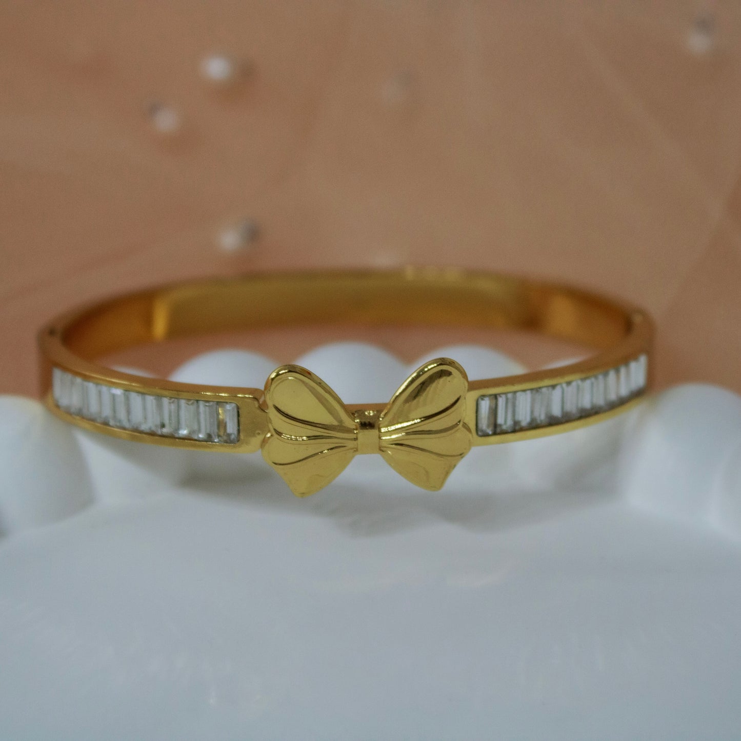 Aurelia Ribbon Baguette Bangle