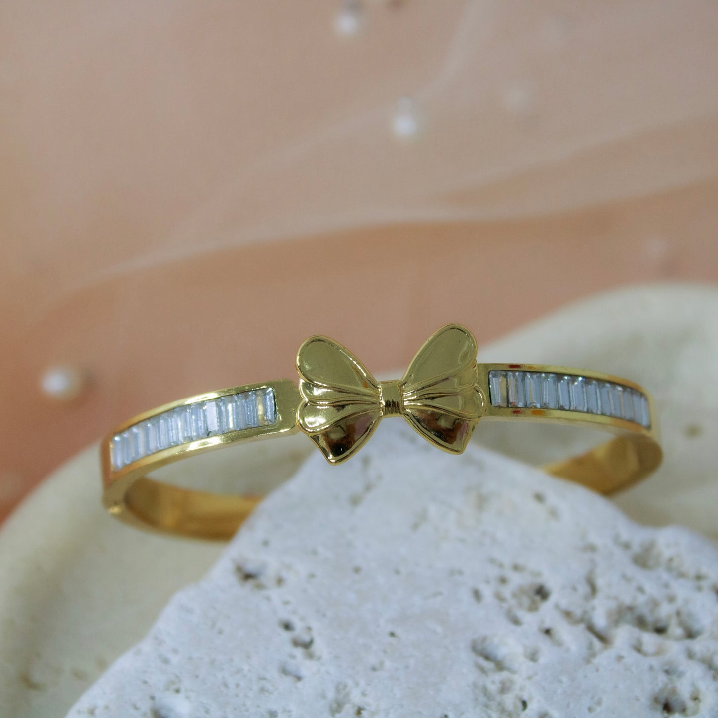 Aurelia Ribbon Baguette Bangle