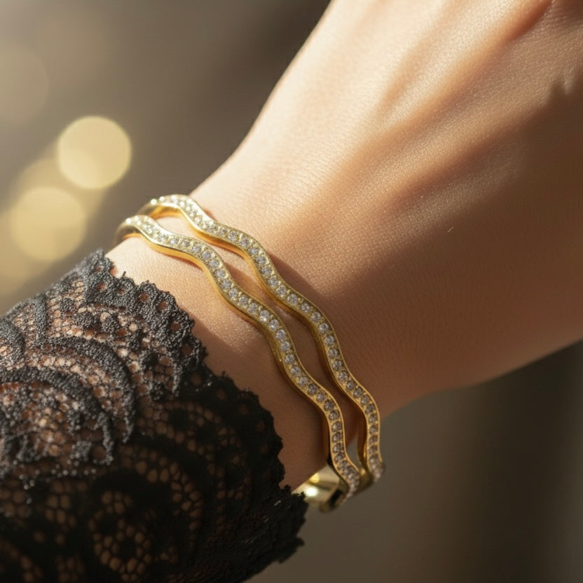 Aura Wave Bangle