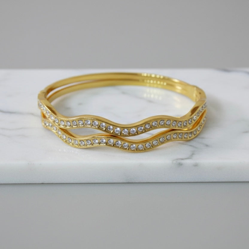 Aura Wave Bangle