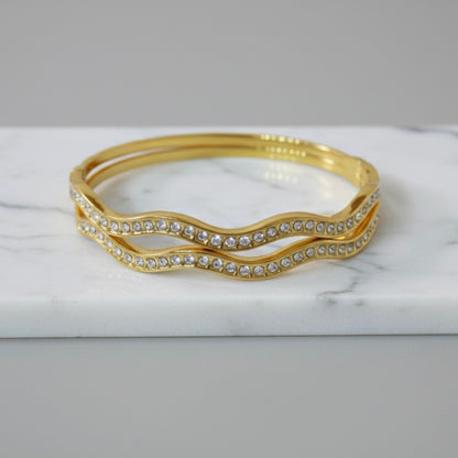 Aura Wave Bangle